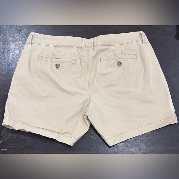 Old Navy Size 10 Regular Khaki Light Tan Cotton Shorts - Picture 5 of 6